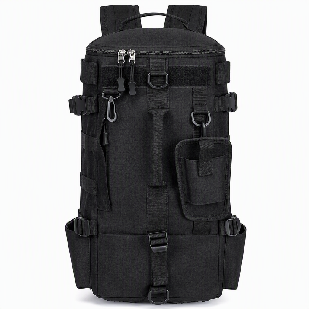 ⌛Limited-Time Offer-Men's Outdoor Fishing Backpack Large Capacity Multi-functional Travel Bag with Rod Holder Lure Tackle Bag