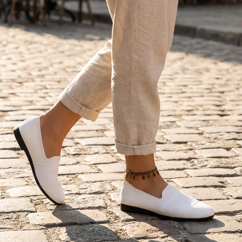 Women's Breathable Knit Flat Shoes