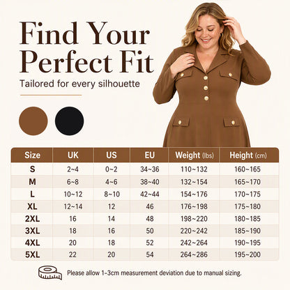 Women's Elegant Lapel Maxi Dress