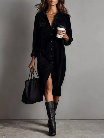 Women's Casual Fashion Shirt Dress