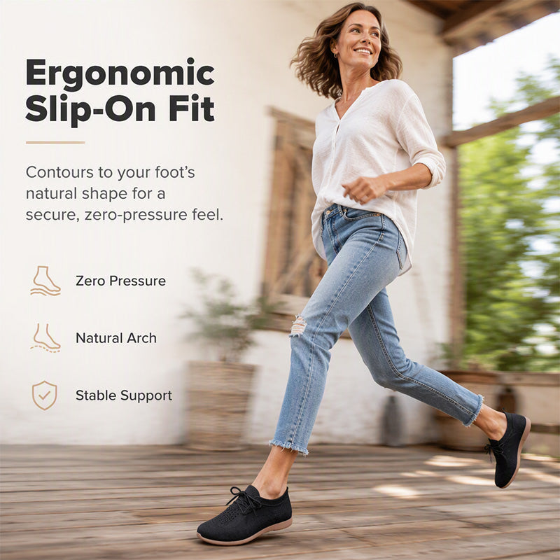 Women's Casual Breathable Slip-On Flat Shoes