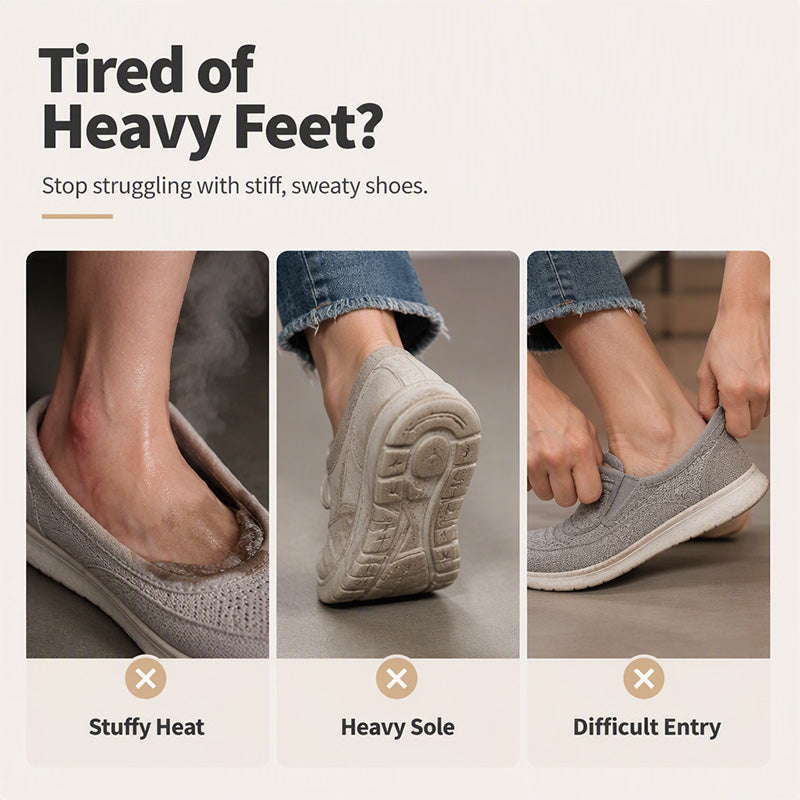 Women's Casual Breathable Slip-On Flat Shoes
