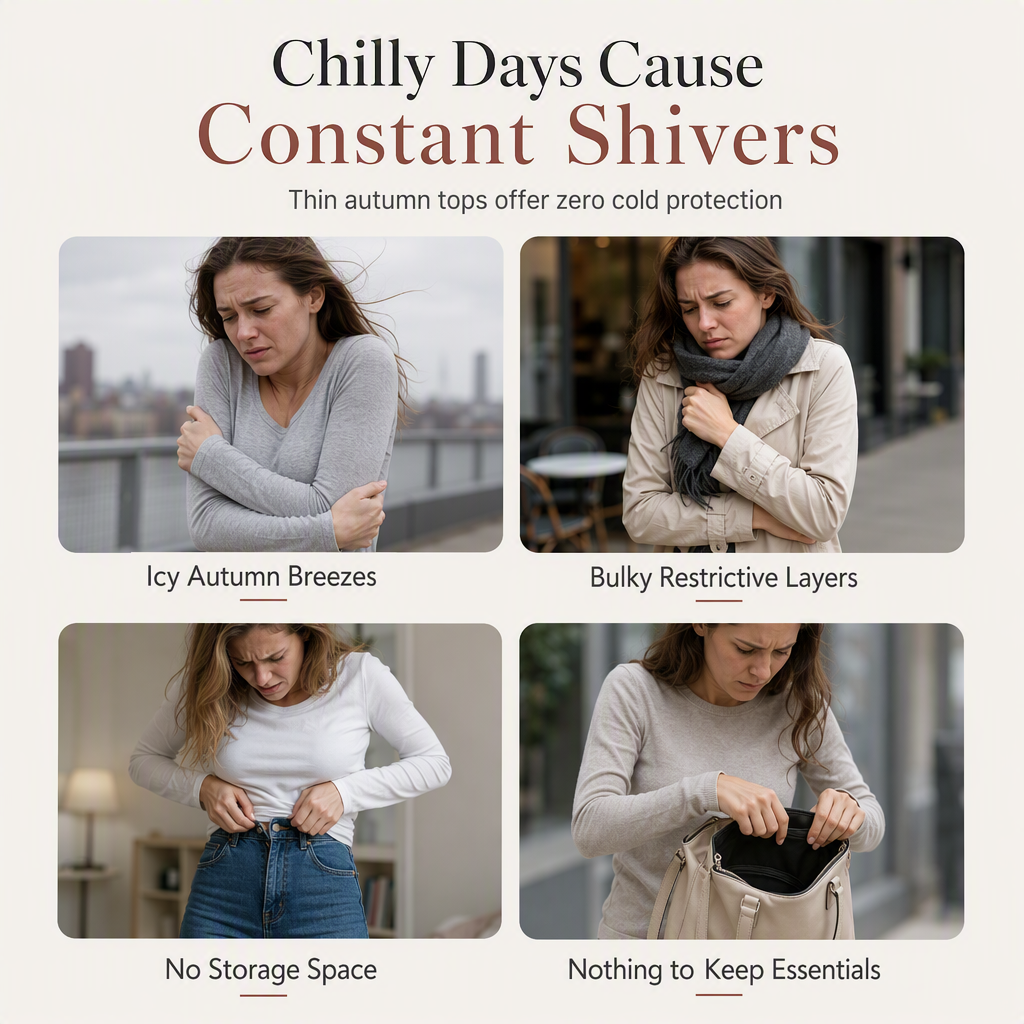 Women's Warm Crew Neck Long Sleeve Top