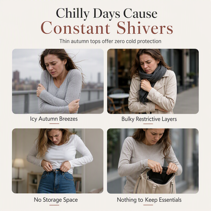 Women's Warm Crew Neck Long Sleeve Top