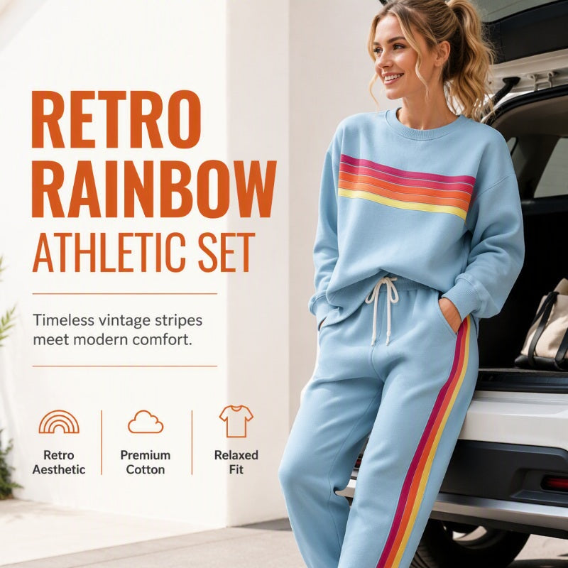 Women's Casual Sweatshirt & Sweatpants 2-Piece Set
