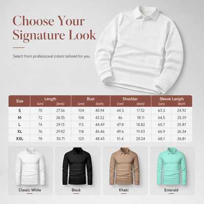 Men's Casual Long Sleeve Pullover Sweatshirt