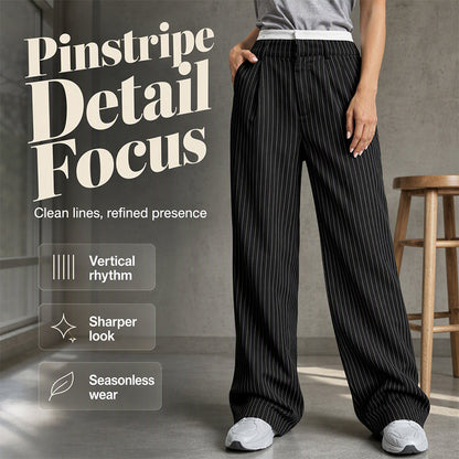 Women's High Waist Straight Leg Pants