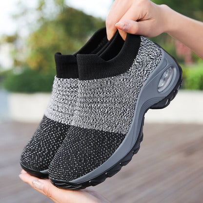 Breathable Knit Air Cushion Shoes