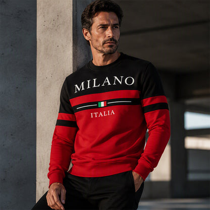 👕 ✨Men's Milano Italia Printed Sweatshirt✨𝘉𝘶𝘺 𝘢𝘯𝘺 2 𝘢𝘯𝘥 𝘨𝘦𝘵 𝘢𝘯 𝘦𝘹𝘵𝘳𝘢 8% 𝘥𝘪𝘴𝘤𝘰𝘶𝘯𝘵