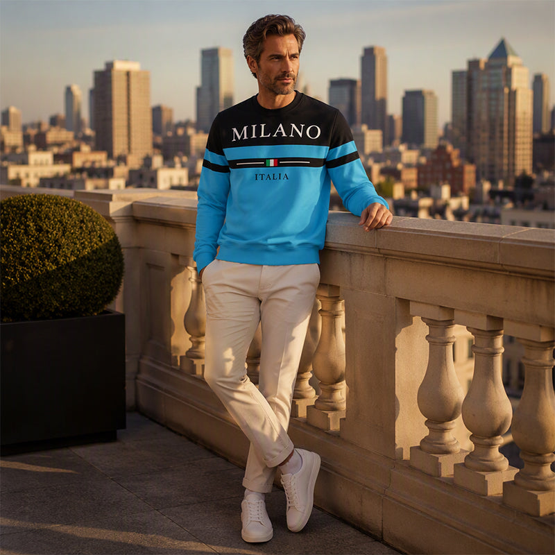 👕 ✨Men's Milano Italia Printed Sweatshirt✨𝘉𝘶𝘺 𝘢𝘯𝘺 2 𝘢𝘯𝘥 𝘨𝘦𝘵 𝘢𝘯 𝘦𝘹𝘵𝘳𝘢 8% 𝘥𝘪𝘴𝘤𝘰𝘶𝘯𝘵