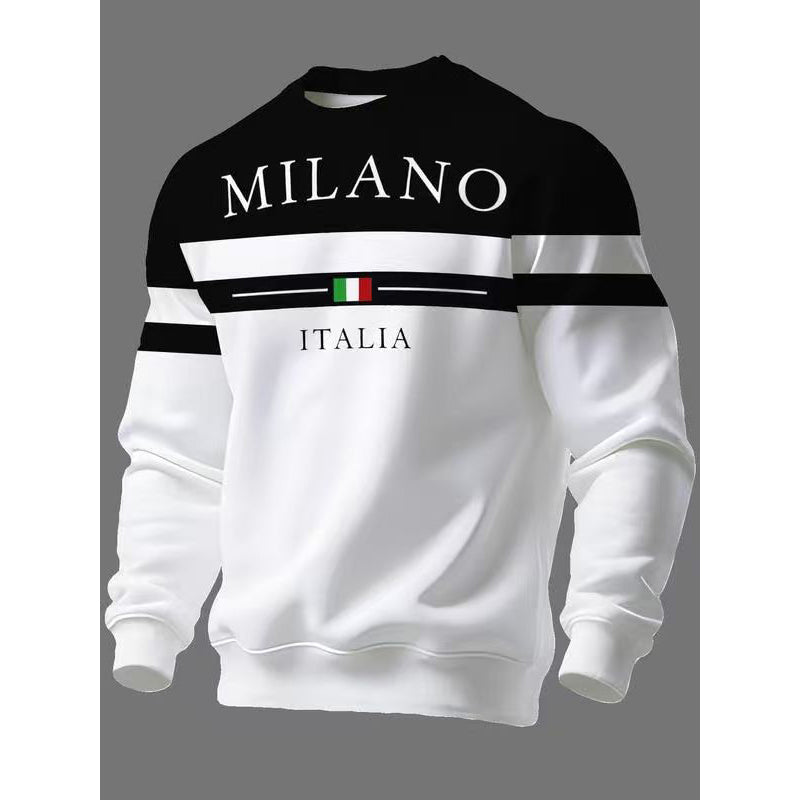 👕 ✨Men's Milano Italia Printed Sweatshirt✨𝘉𝘶𝘺 𝘢𝘯𝘺 2 𝘢𝘯𝘥 𝘨𝘦𝘵 𝘢𝘯 𝘦𝘹𝘵𝘳𝘢 8% 𝘥𝘪𝘴𝘤𝘰𝘶𝘯𝘵