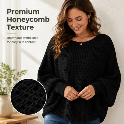 Women's Loose Batwing Sleeve Knit Sweater