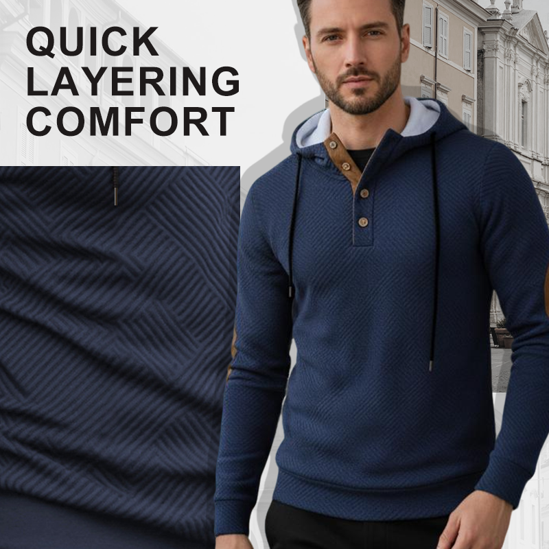 Men's Relaxed Classic Hooded Pullover