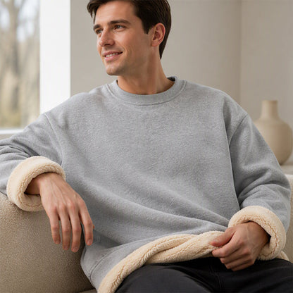 Men's Fleece Lined Crewneck Sweatshirt