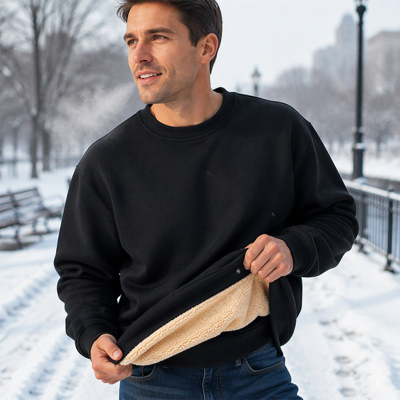 Men's Fleece Lined Crewneck Sweatshirt