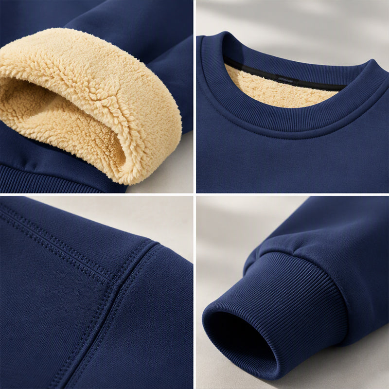 Men's Fleece Lined Crewneck Sweatshirt