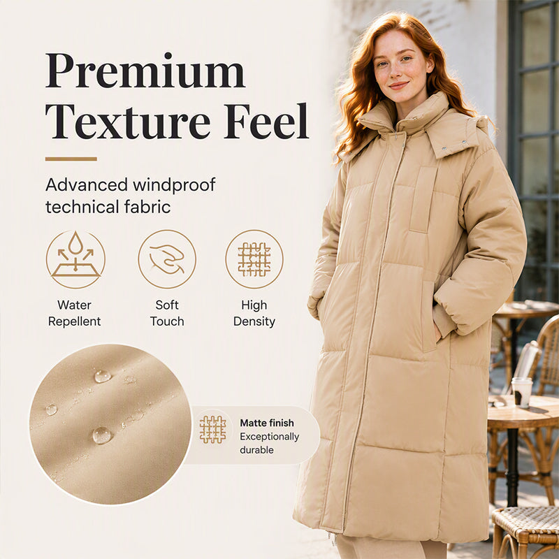 Women's Winter Warm Loose Hooded Jacket