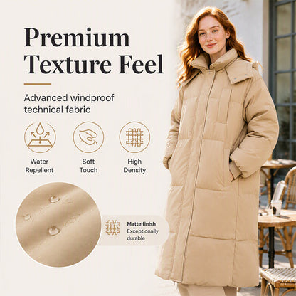 Women's Winter Warm Loose Hooded Jacket