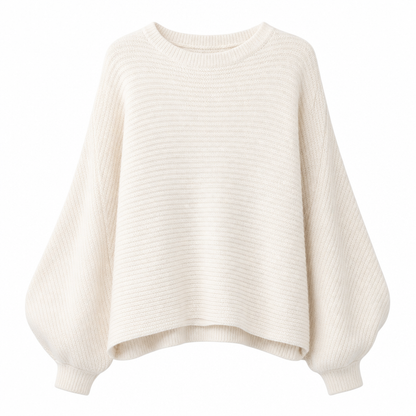 🧶 Flattering Drape, Easy Movement | Women's Batwing Knit Pullover