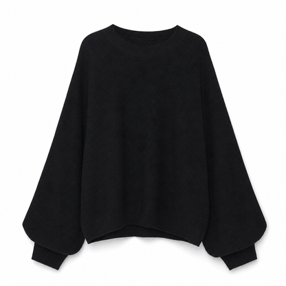🧶 Flattering Drape, Easy Movement | Women's Batwing Knit Pullover