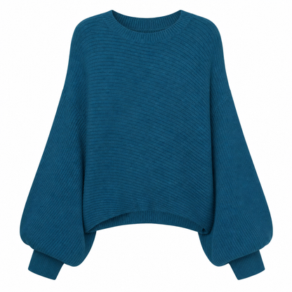 🧶 Flattering Drape, Easy Movement | Women's Batwing Knit Pullover