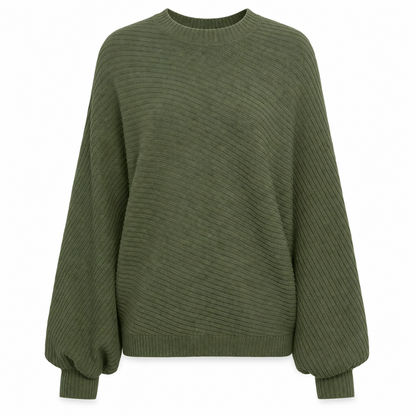 🧶 Flattering Drape, Easy Movement | Women's Batwing Knit Pullover