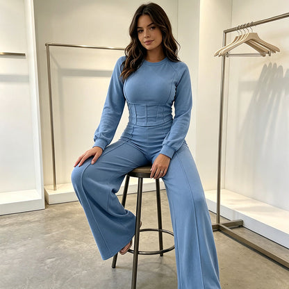 🎀 👖 Women's Casual 2-Piece Set - Soft stretch-knit comfort✨𝘉𝘶𝘺 𝘢𝘯𝘺 2 𝘢𝘯𝘥 𝘨𝘦𝘵 𝘢𝘯 𝘦𝘹𝘵𝘳𝘢 8% 𝘥𝘪𝘴𝘤𝘰𝘶𝘯𝘵