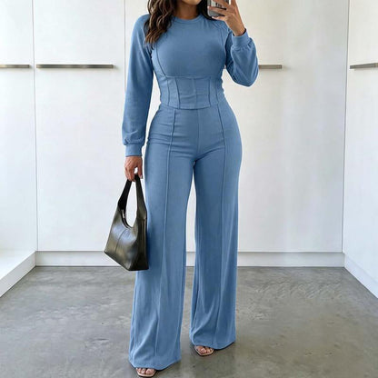 🎀 👖 Women's Casual 2-Piece Set - Soft stretch-knit comfort✨𝘉𝘶𝘺 𝘢𝘯𝘺 2 𝘢𝘯𝘥 𝘨𝘦𝘵 𝘢𝘯 𝘦𝘹𝘵𝘳𝘢 8% 𝘥𝘪𝘴𝘤𝘰𝘶𝘯𝘵