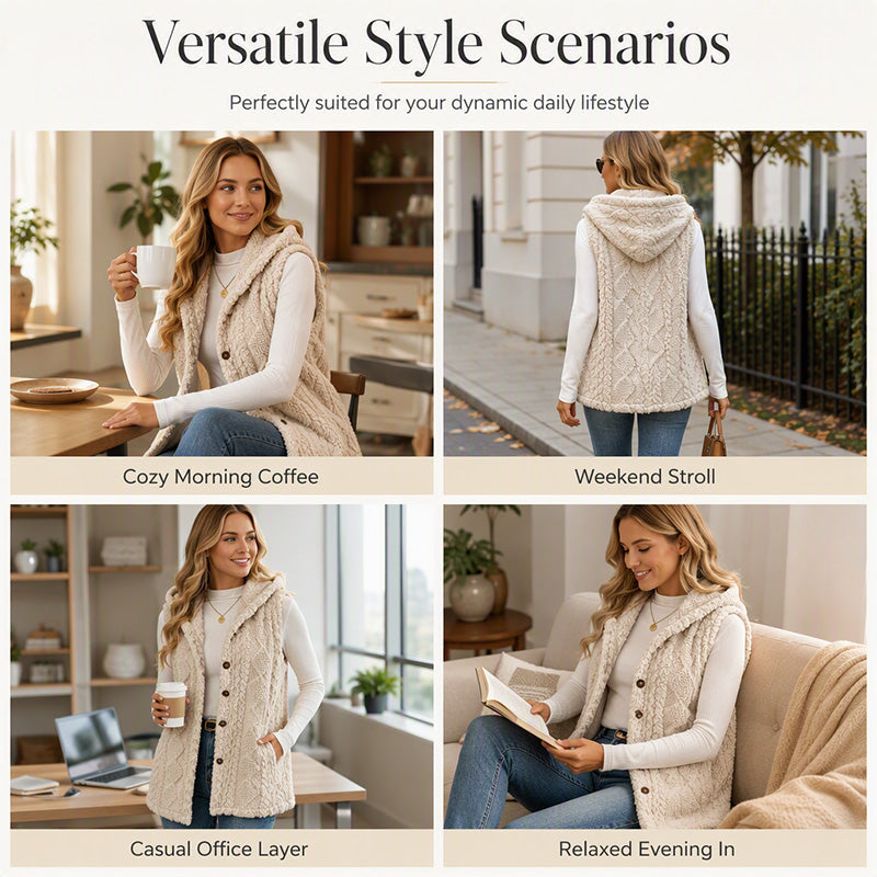 👚✨Women’s Cozy Warmth Hooded Vest✨𝘉𝘶𝘺 𝘢𝘯𝘺 2 𝘢𝘯𝘥 𝘨𝘦𝘵 𝘢𝘯 𝘦𝘹𝘵𝘳𝘢 8% 𝘥𝘪𝘴𝘤𝘰𝘶𝘯𝘵
