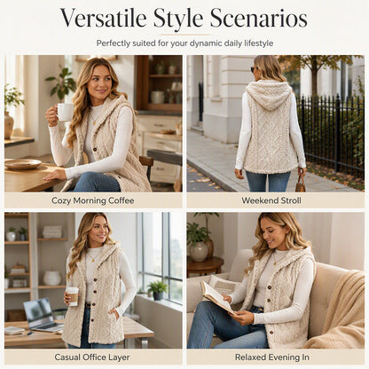 👚✨Women’s Cozy Warmth Hooded Vest✨𝘉𝘶𝘺 𝘢𝘯𝘺 2 𝘢𝘯𝘥 𝘨𝘦𝘵 𝘢𝘯 𝘦𝘹𝘵𝘳𝘢 8% 𝘥𝘪𝘴𝘤𝘰𝘶𝘯𝘵