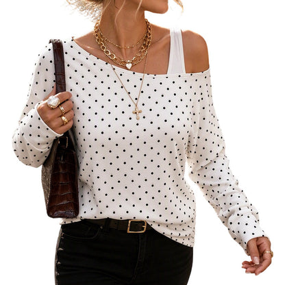 🐆 Leopard Print, Flattering Off-Shoulder Drape | Women's Relaxed Pullover Top