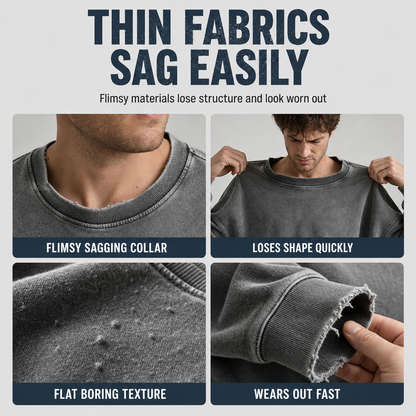 Men's Vintage Casual Loose-Fit Sweatshirt