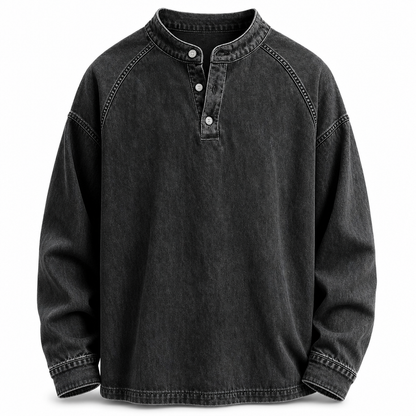 Men's Vintage Casual Loose-Fit Sweatshirt