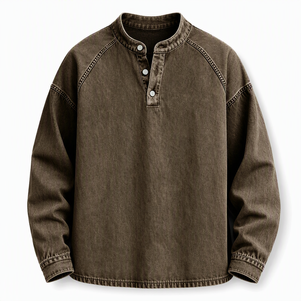 Men's Vintage Casual Loose-Fit Sweatshirt