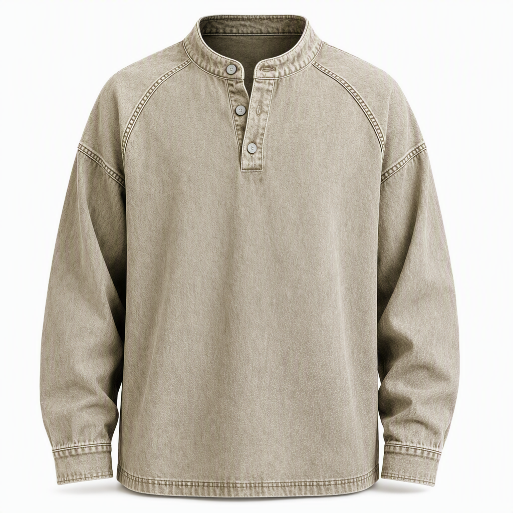 Men's Vintage Casual Loose-Fit Sweatshirt