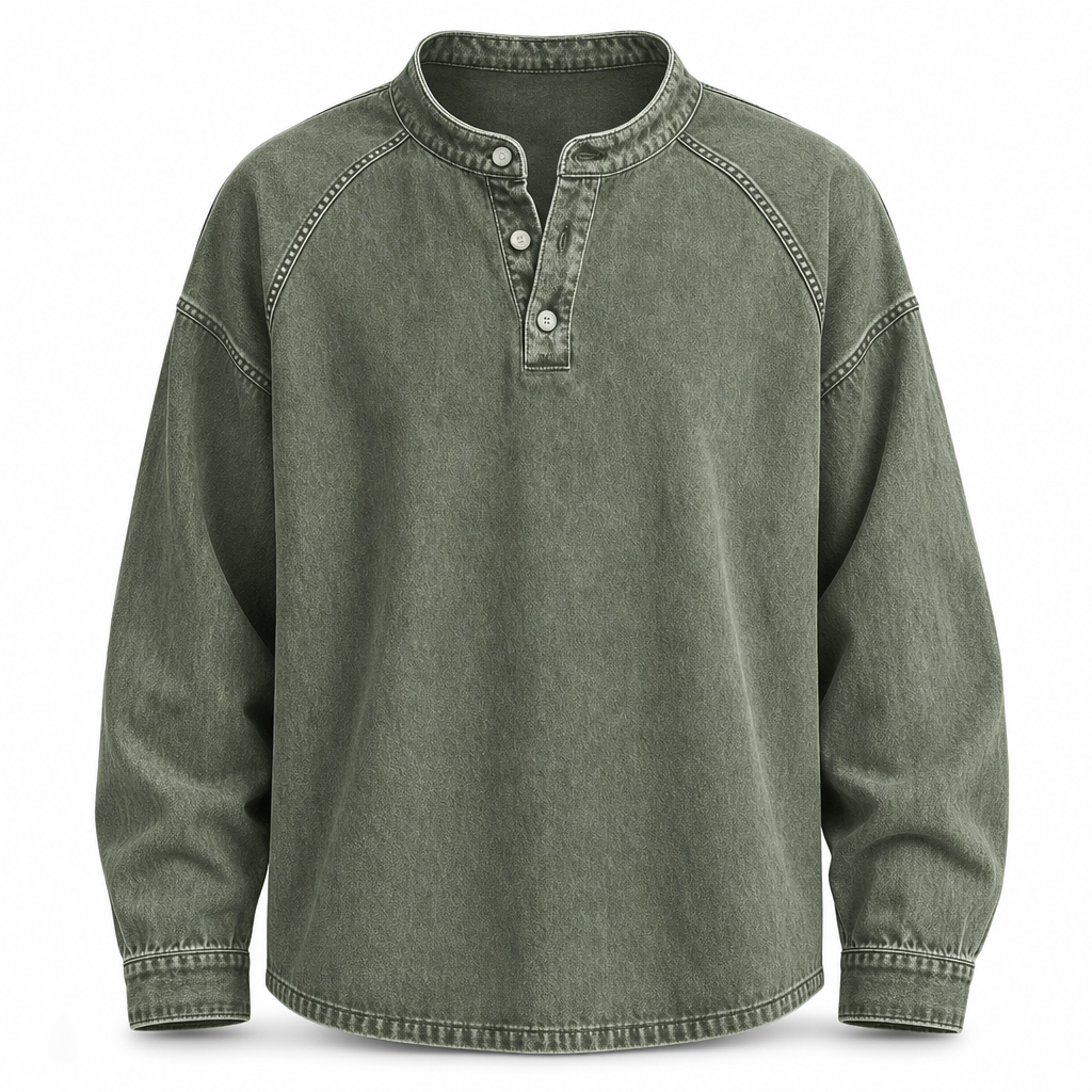 Men's Vintage Casual Loose-Fit Sweatshirt