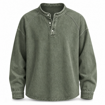 Men's Vintage Casual Loose-Fit Sweatshirt