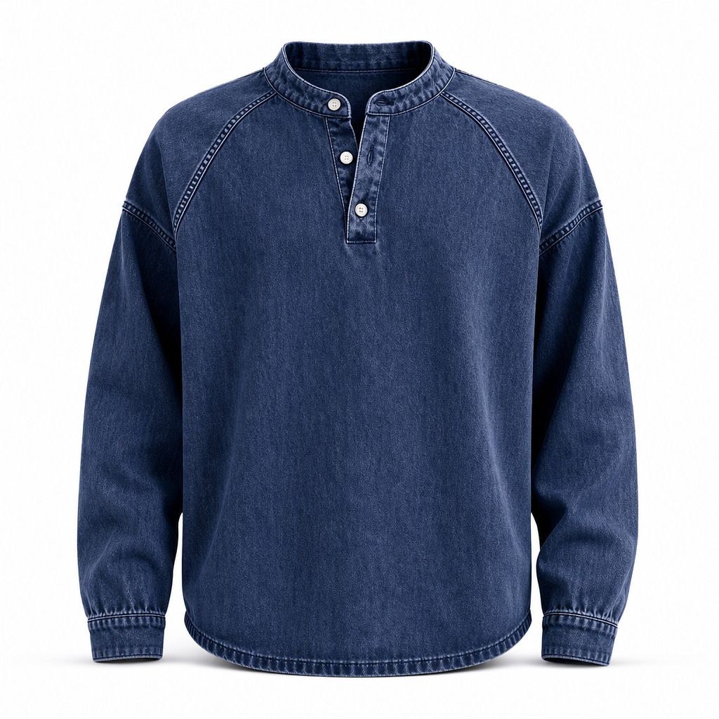 Men's Vintage Casual Loose-Fit Sweatshirt