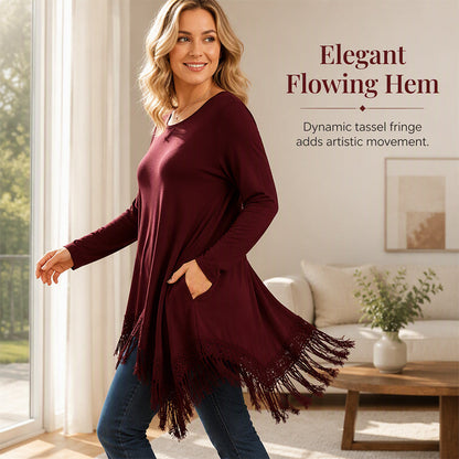 Women's Bohemian Lace Tunic Top
