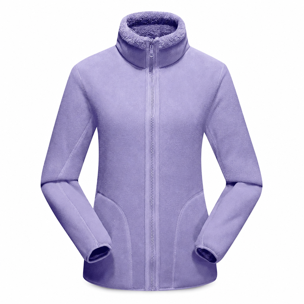 Unisex Reversible Warm Zip-Up Stand Collar Jacket