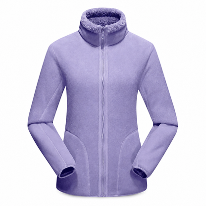 Unisex Reversible Warm Zip-Up Stand Collar Jacket