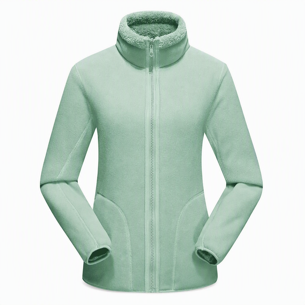 Unisex Reversible Warm Zip-Up Stand Collar Jacket