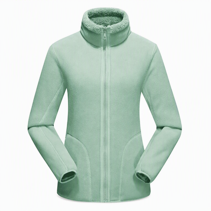 Unisex Reversible Warm Zip-Up Stand Collar Jacket