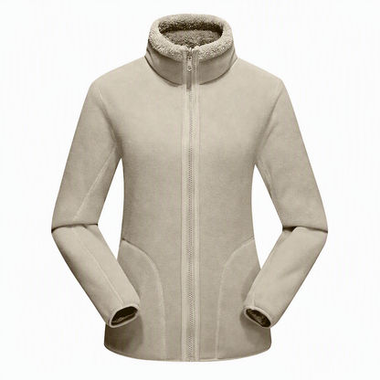 Unisex Reversible Warm Zip-Up Stand Collar Jacket