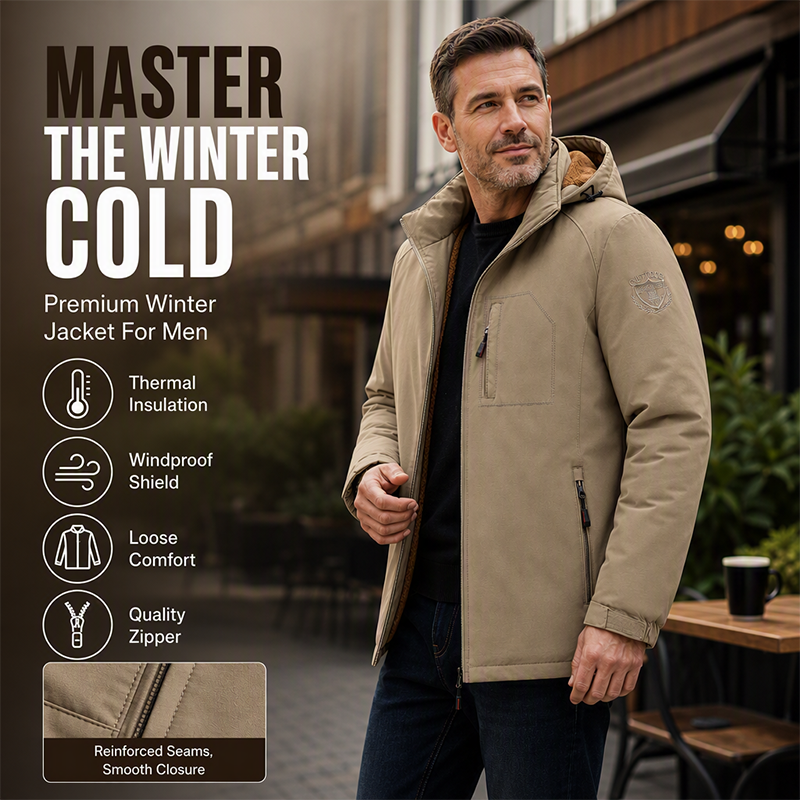 ✨Men's Winter Warm Waterproof Hooded Jacket✨𝘉𝘶𝘺 𝘢𝘯𝘺 2 𝘢𝘯𝘥 𝘨𝘦𝘵 𝘢𝘯 𝘦𝘹𝘵𝘳𝘢 8% 𝘥𝘪𝘴𝘤𝘰𝘶𝘯𝘵