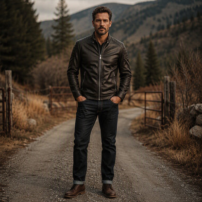 🧥 Sleek Leather-Look, Sharper Slim Fit | Men's PU Jacket ⚡ Free Shipping