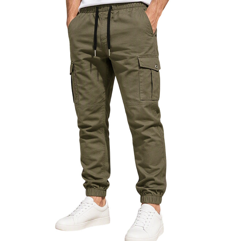 💥 Utility Without the Bulk | Men's Lightweight Multi-Pocket Cargo Joggers