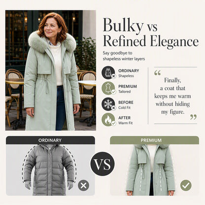 🧥 More Coverage, Easy Comfort | Women's Mid-Length Warm Jacket⚡Free shipping