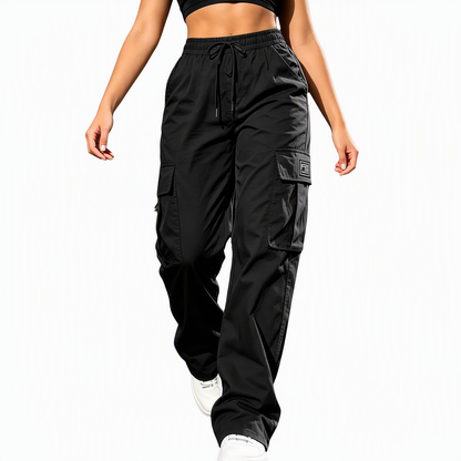 👖 Roomy Pockets, Easy-Moving Fit | Women's Drawstring Cargo Pants