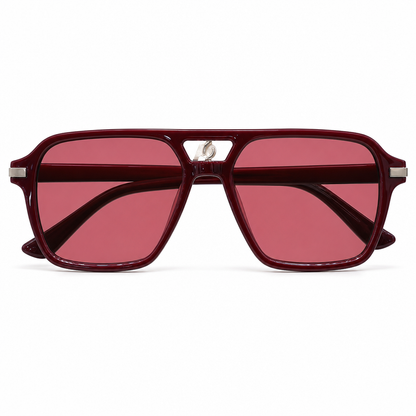 Vintage Retro Square Frame Sunglasses